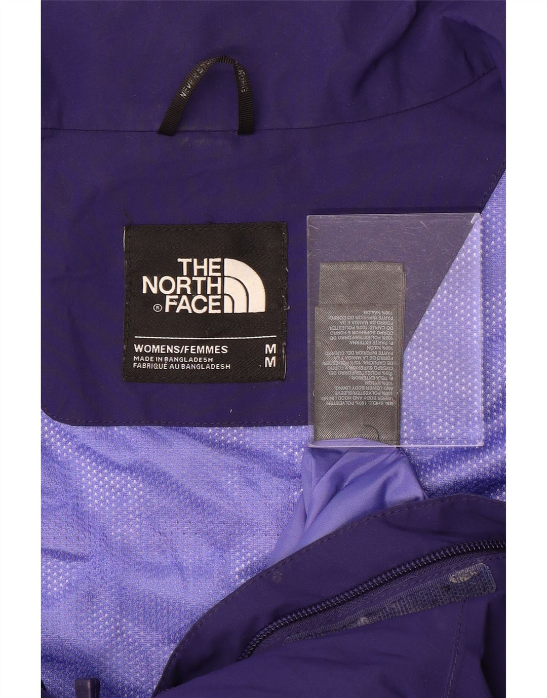 THE NORTH FACE ženska Hyvent kišna jakna s kapuljačom UK 14 srednje ljubičasta najlonska