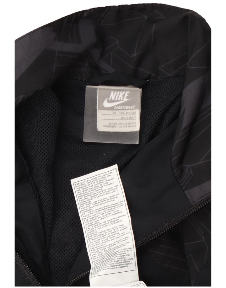 Nike Boys Trenirka Gornja jakna 10-11 godina srednje tamnoplava geometrijska