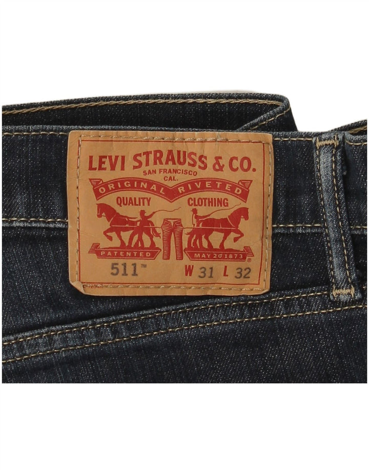 Levi's muške 511 uske traperice W31 L32 tamnoplavi pamuk