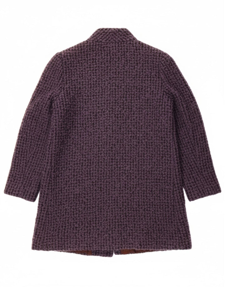 VINTAGE Womens Overcoat IT 44 Medium Purple Mohair Vintage Vintage and Second-Hand Vintage from Messina Hembry 