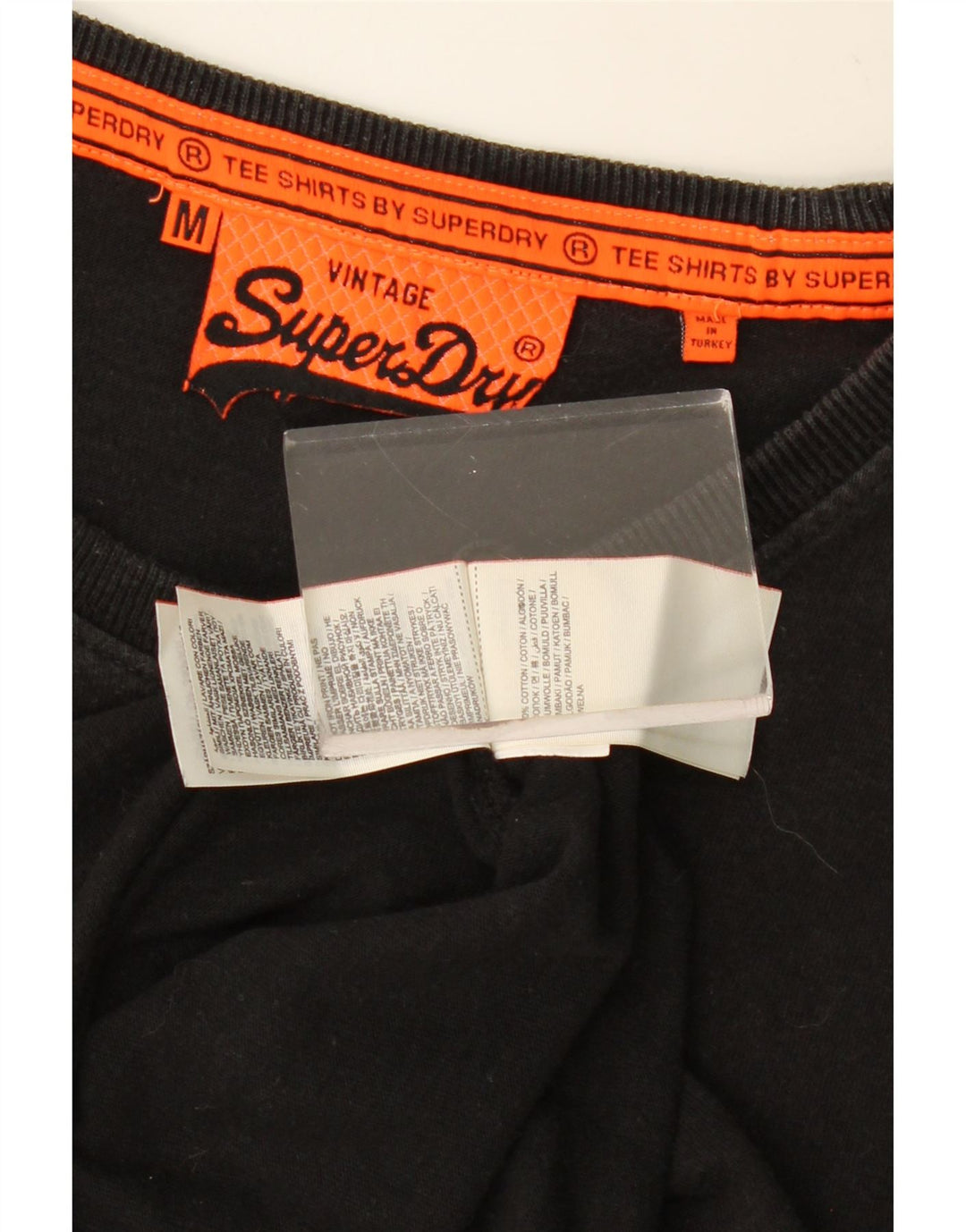 SUPERDRY muška grafička majica kratkih rukava Srednji crni pamuk