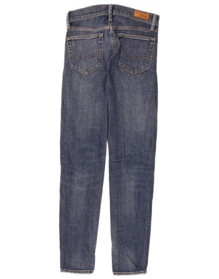 Polo Ralph Lauren ženske uske traperice W24 L30 plavi pamuk