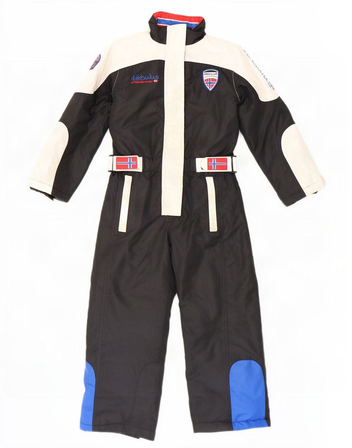 Skijaški kombinezon Nebulus Boys Graphic 7-8 Years Black Colourblock Poliester