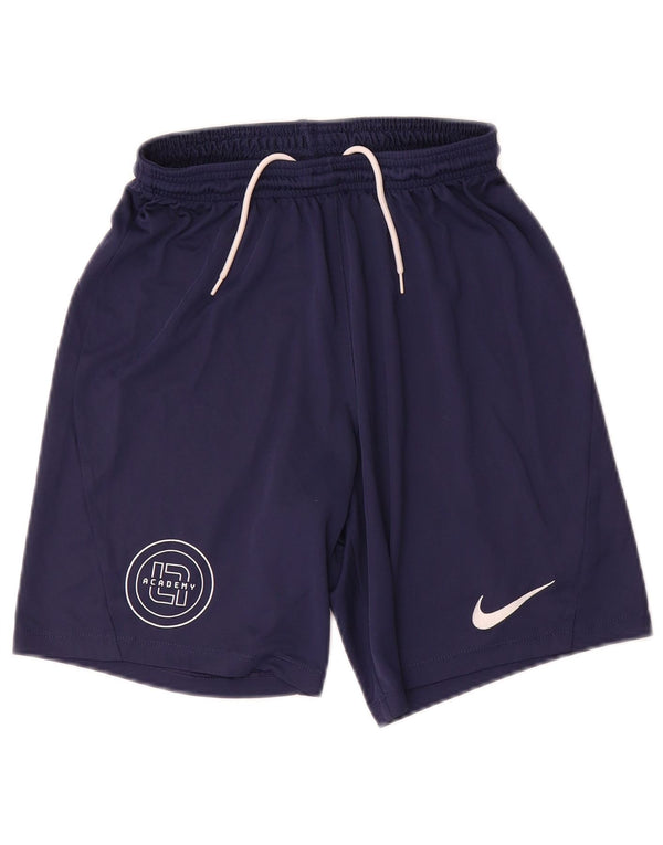 Male male tamnoplave sportske kratke hlače Nike Dri Fit od poliestera