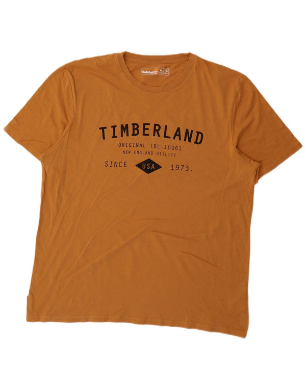 Timberland muška majica kratkih rukava Regular Fit XL, žuti pamuk