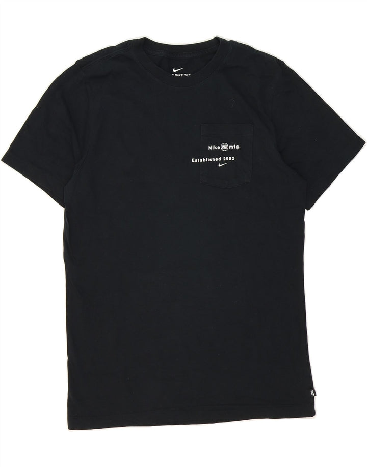 NIKE Mens Graphic T-Shirt Top Small Black Cotton Vintage Nike and Second-Hand Nike from Messina Hembry 