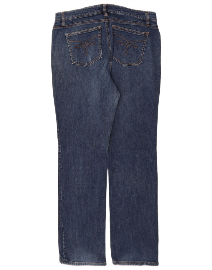 CHAPS Ženske ravne traperice US 10 Large W30 L31 plavi pamuk