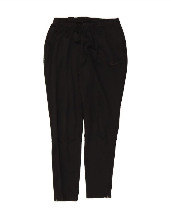 NIKE Mens Dri Fit Tracksuit Trousers Small Black Polyester Vintage Nike and Second-Hand Nike from Messina Hembry 