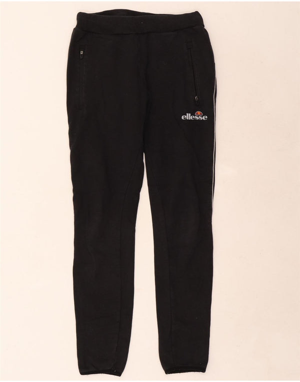 Ellesse Ženska trenirka Hlače Joggers UK 8 Mali crni pamuk