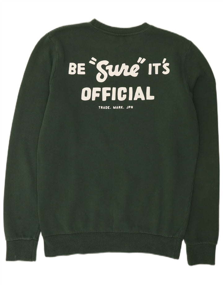 Superdry muška trenirka s grafičkim motivima, veliki zeleni pamuk