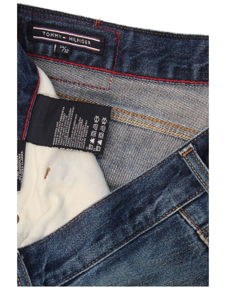 TOMMY HILFIGER Muške ravne traperice W34 L32 Plavi pamuk