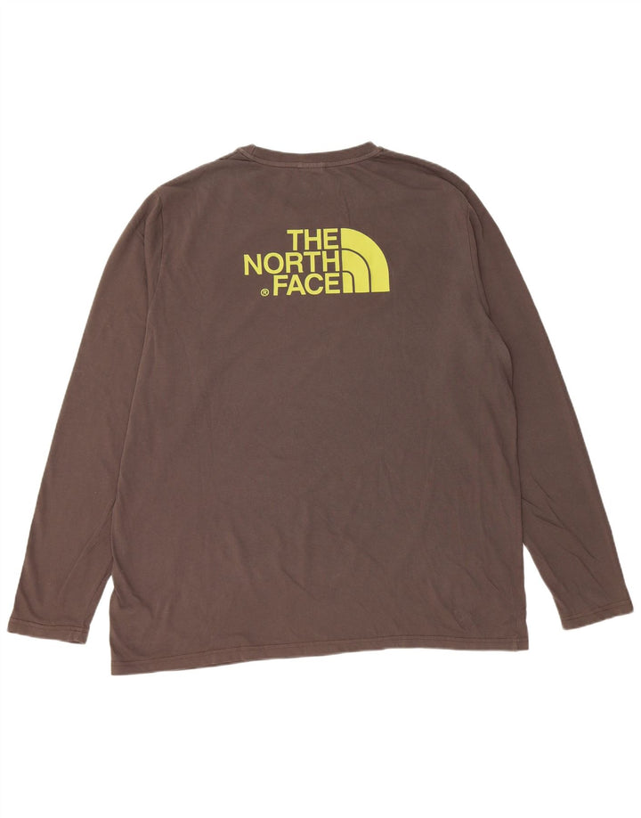 The North Face muška majica dugih rukava XL Graphic, sivi pamuk