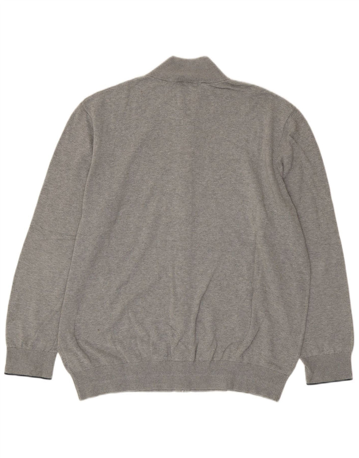 Timberland muški kardigan pulover 2XL sivi pamuk