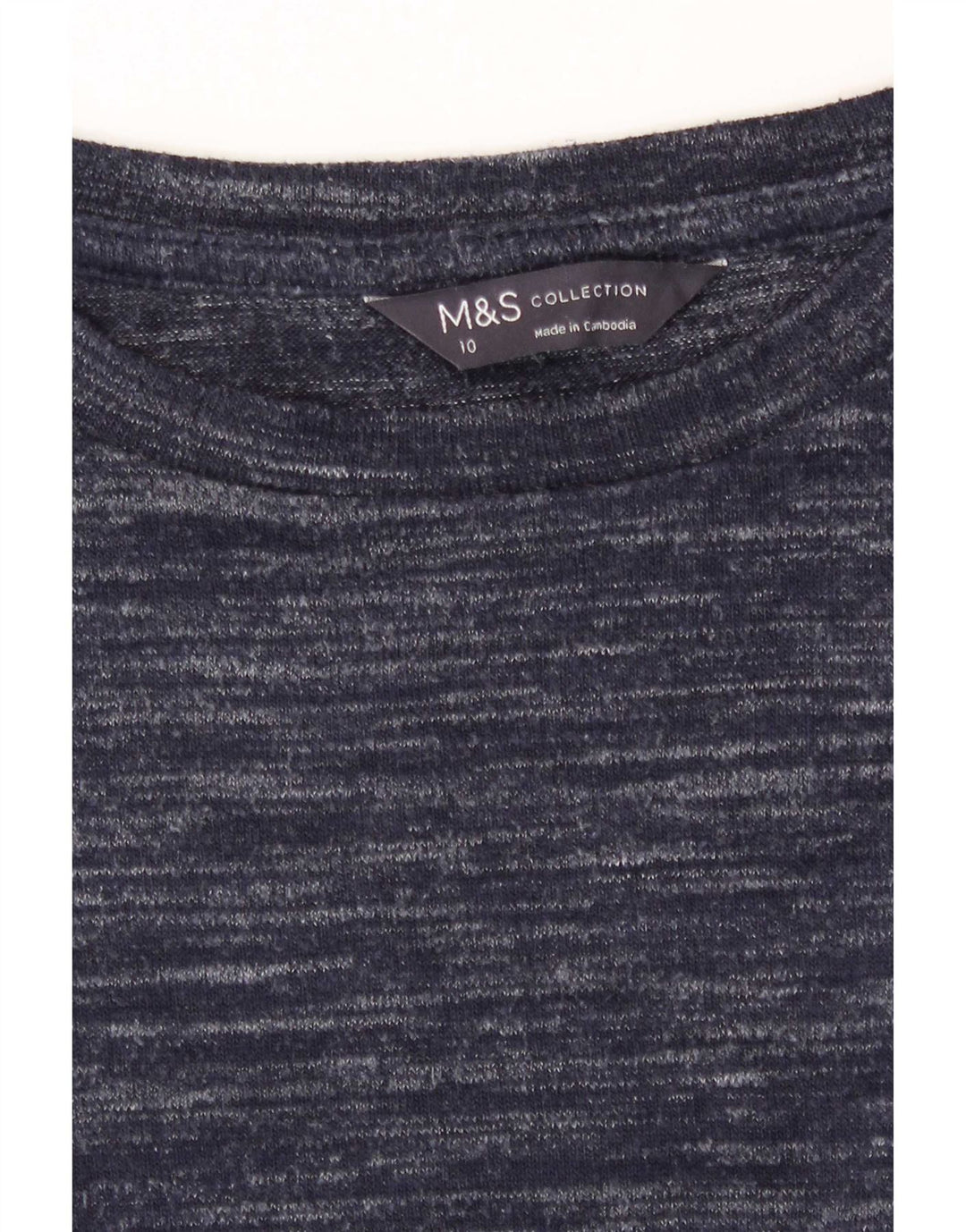 Marks & Spencer ženska majica dugih rukava UK 10 malih tamnoplavih fleka