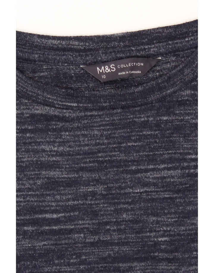 Marks & Spencer ženska majica dugih rukava UK 10 malih tamnoplavih fleka