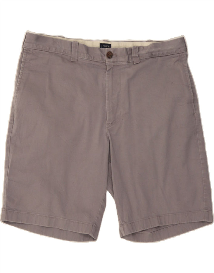 J. CREW Mens Chino Shorts W34 Large  Grey Cotton Vintage J. Crew and Second-Hand J. Crew from Messina Hembry 