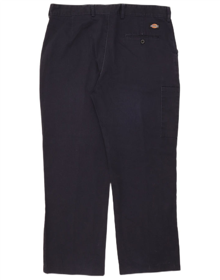 Dickies muške ravne kargo hlače W38 L28 tamnoplavi poliester