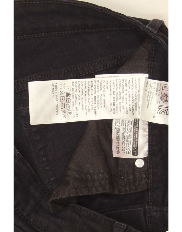 Levi's ženske 712 uske traperice W30 L32 crni pamuk