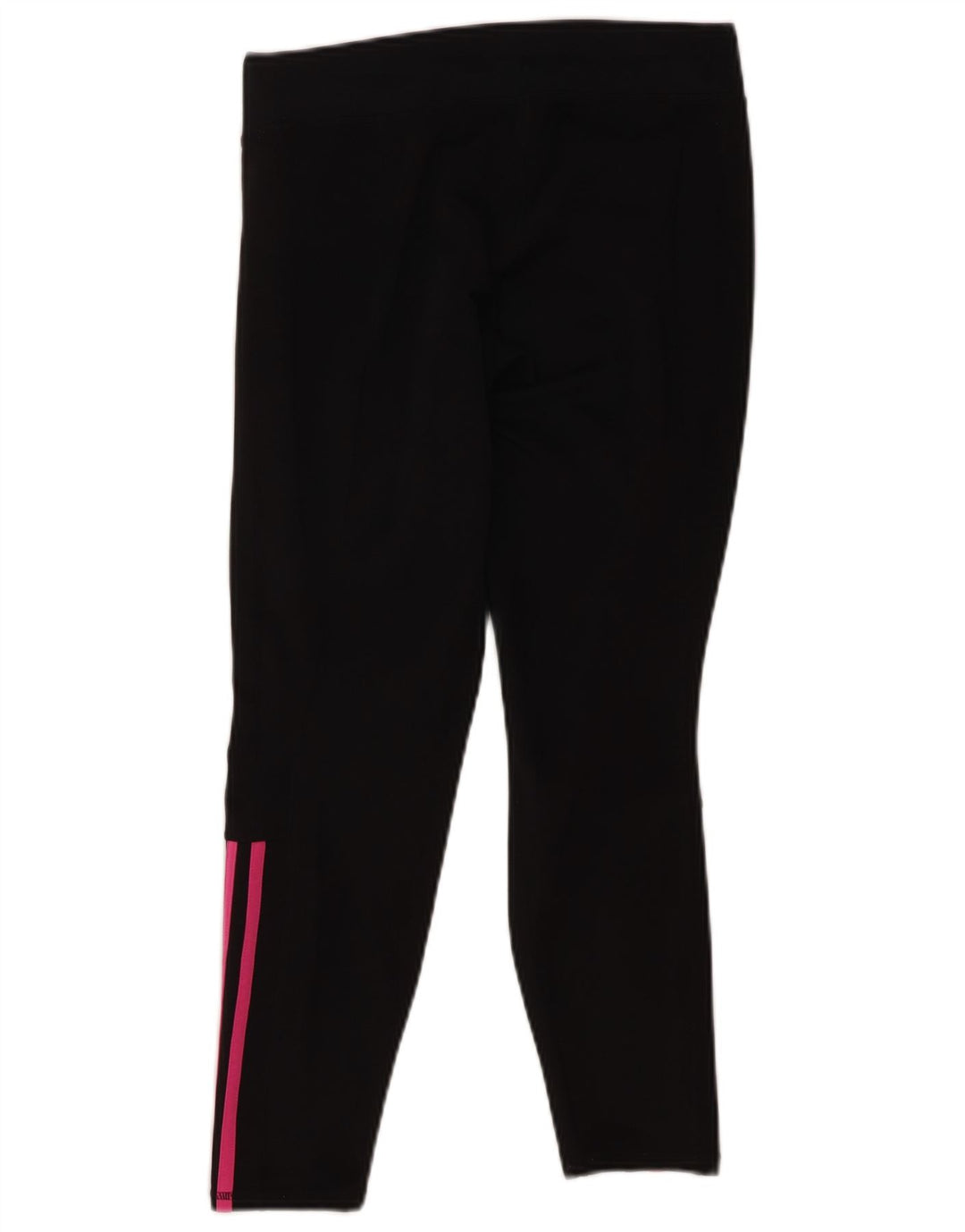 ADIDAS Womens Crop Leggings UK 12/14 Medium  Black Polyester
