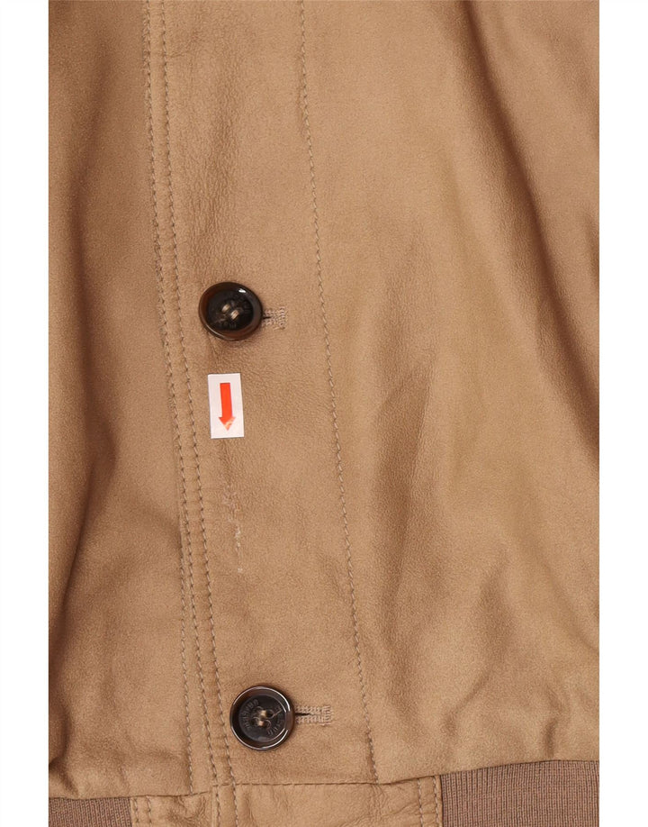 Mabrun muška kožna bomber jakna IT 54 2XL smeđa koža