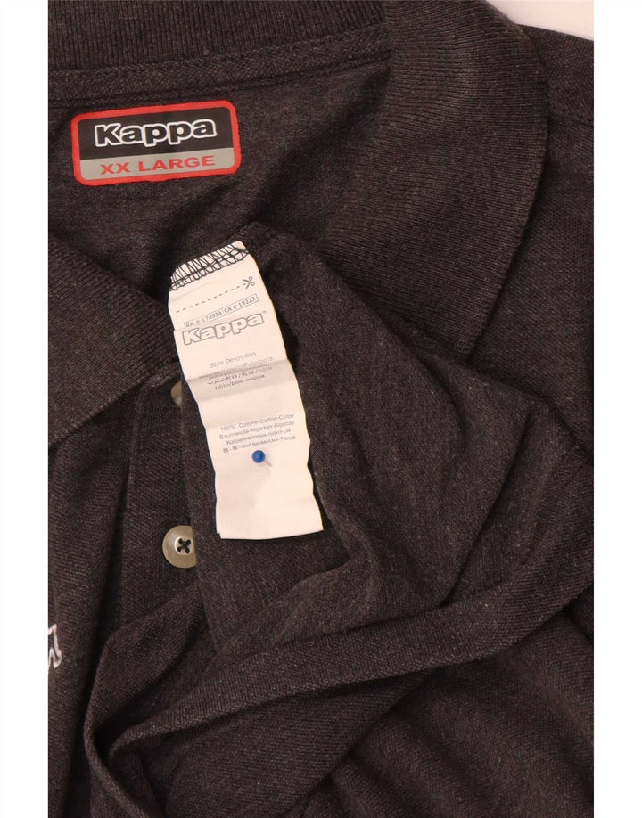 Kappa muška polo majica 2XL sivi pamuk