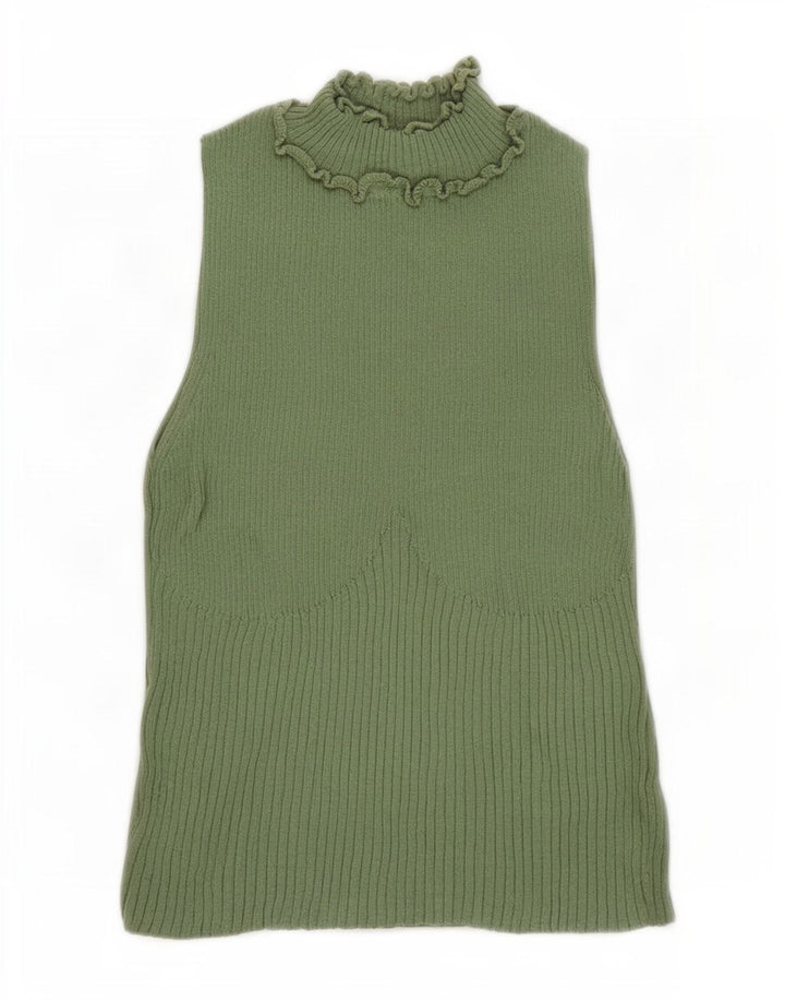 Topshop ženski kratki prsluk UK 8 Small Green