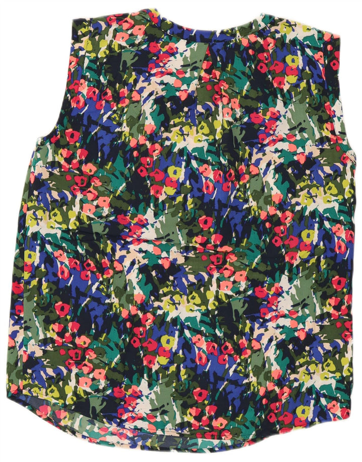 J. CREW Ženski gornji dio bluze bez rukava US 4 Small Multicolored Floral