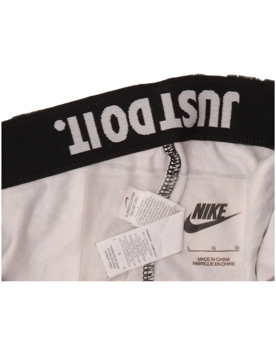 NIKE ženske tajice UK 16 velike crne maskirne pamučne boje