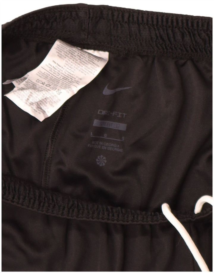 Nike muške Dri Fit uske sportske kratke hlače, veliki crni poliester