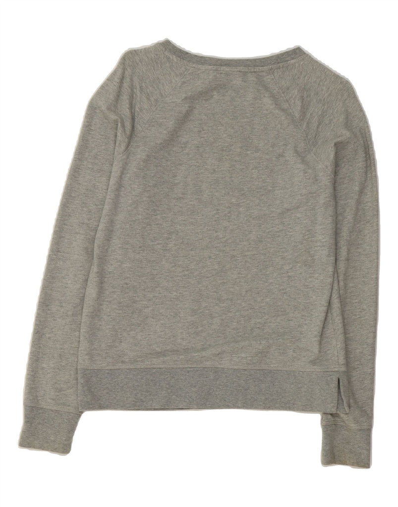 BODEN Womens Graphic Oversized Sweatshirt Jumper UK 6 XS Grey Cotton Vintage Boden and Second-Hand Boden from Messina Hembry 