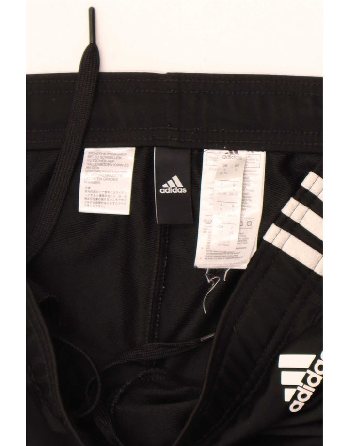 Adidas ženske hlače za trenirku UK 8/10 male crne poliesterske