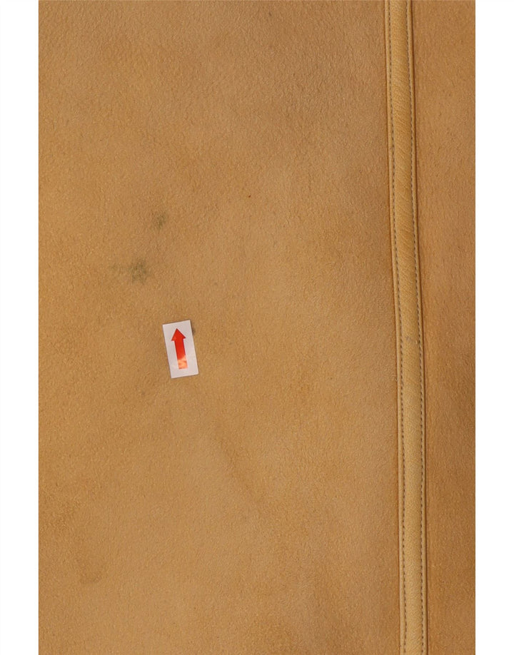 Vintage ženski kaput od šišmiša IT 46 velike bež ovčice