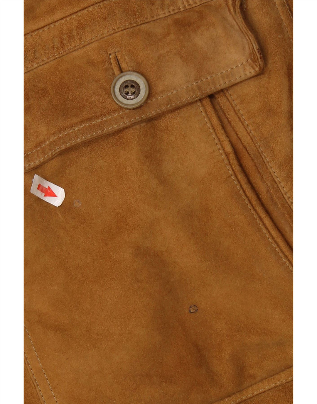 ASGARD Muški gornji kaput od brušene kože UK 42 XL smeđi