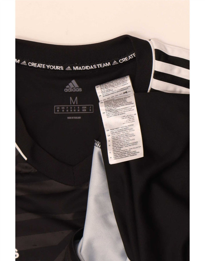 Adidas muška grafička majica kratkih rukava Srednji crni geometrijski poliester