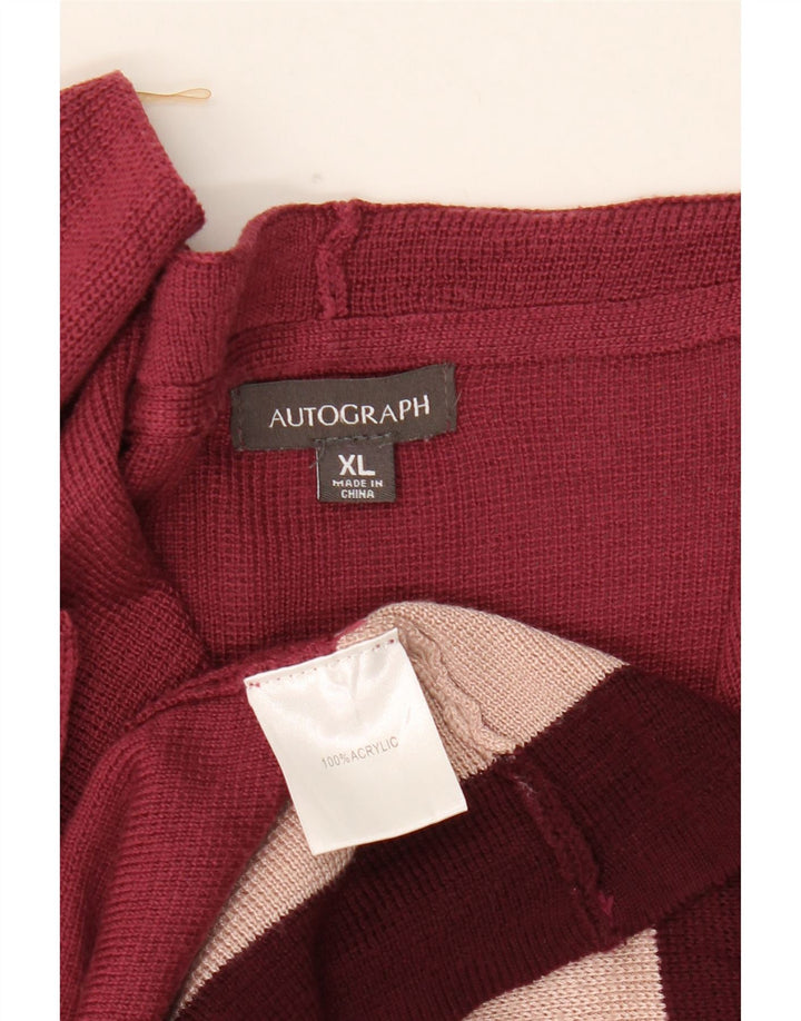 Marks & Spencer ženski dugi kardigan pulover UK 18 XL Višebojni