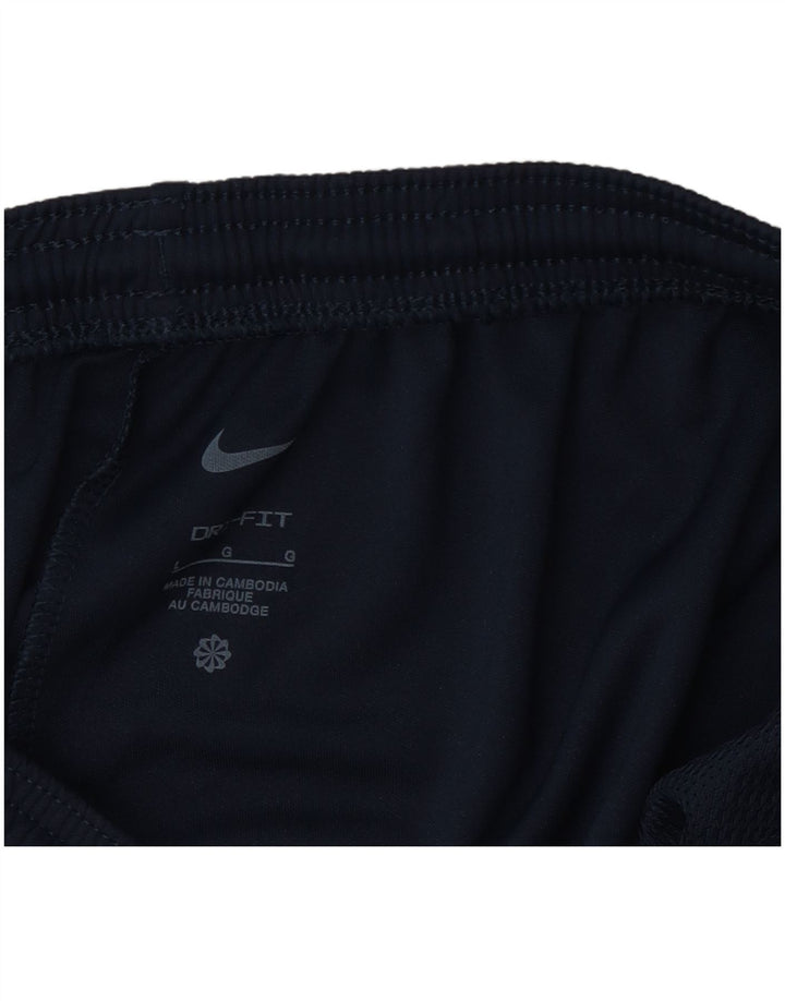 Nike muške hlače za trenirku Dri Fit Large tamnoplave