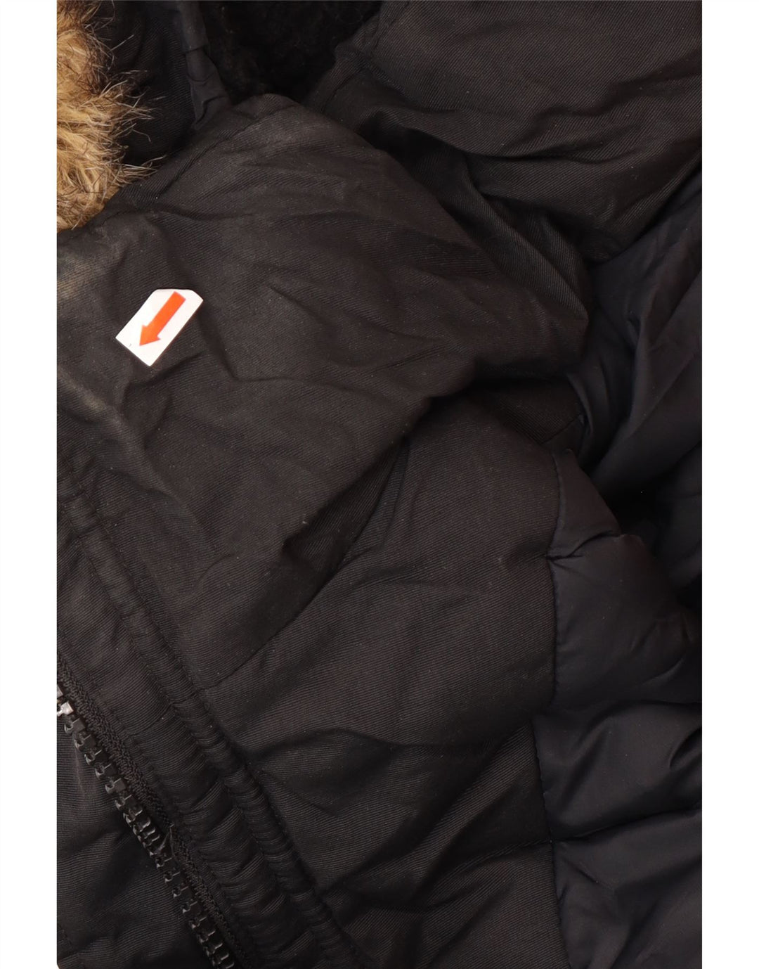 Superdry ženska parka jakna UK 12 srednje crna zimska