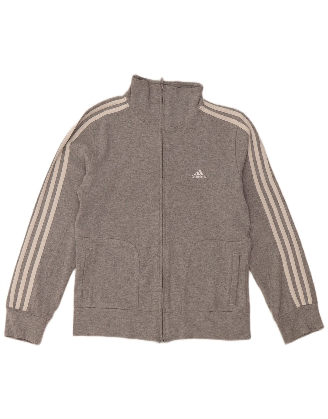 ADIDAS ženska gornja jakna trenirke UK 16 Large Grey Cotton
