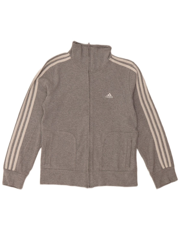 ADIDAS ženska gornja jakna trenirke UK 16 Large Grey Cotton