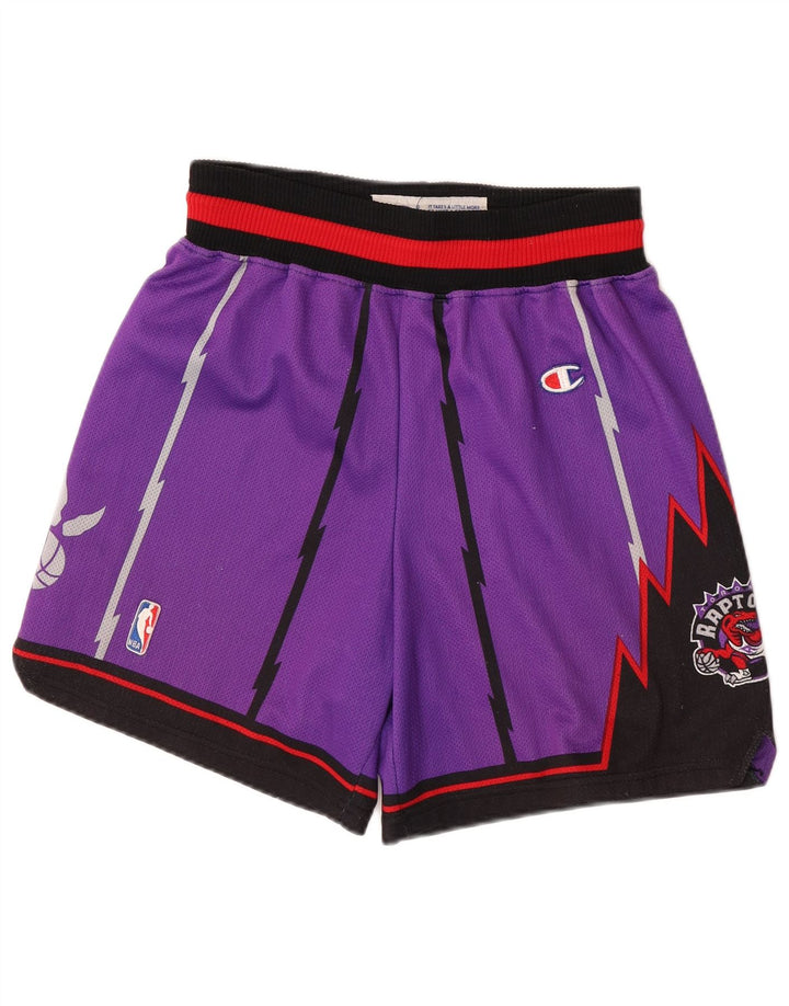 Champion muške kratke hlače Mitchell&Ness NBA Los Toronto Raptors male ljubičaste