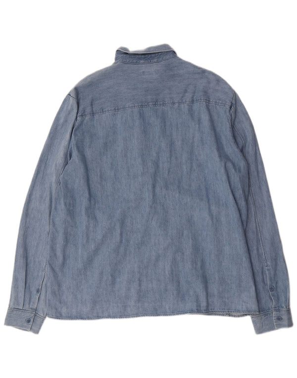 Cos muška traper košulja Large Blue Cotton