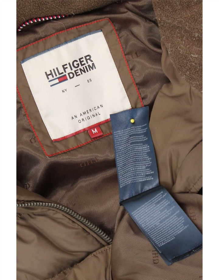 Tommy Hilfiger ženski podstavljeni kaput s kapuljačom UK 14 srednje bež poliester