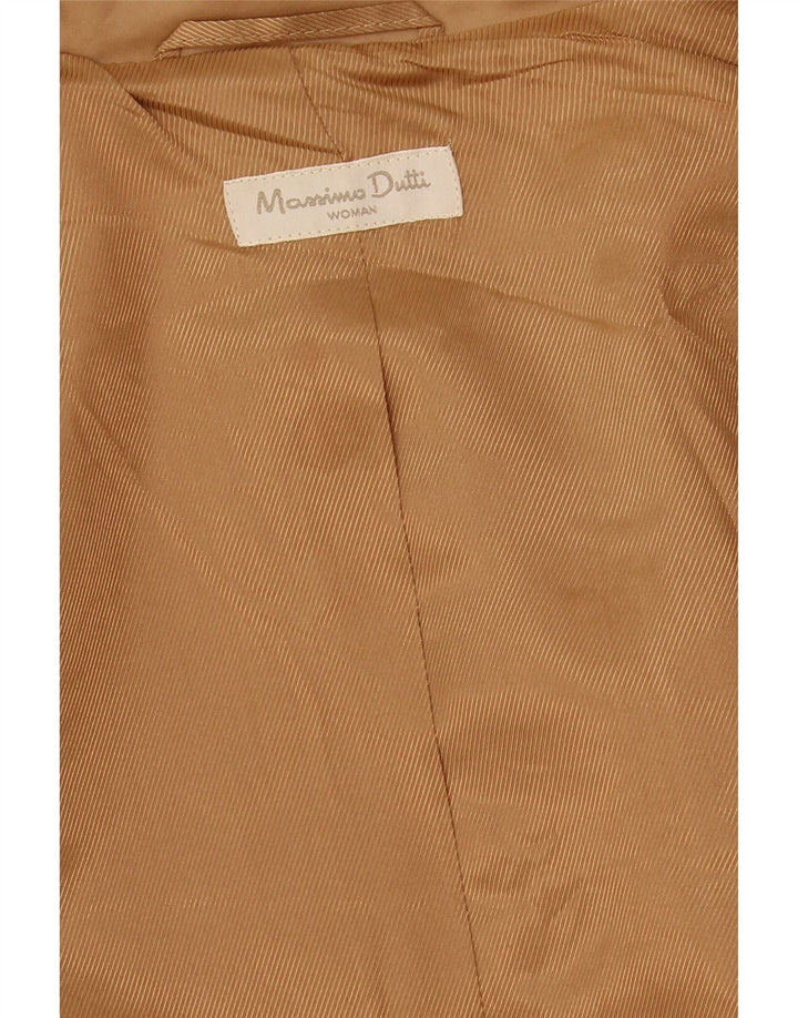 MASSIMO DUTTI Womens Utility Jacket EU 38 Small Beige Cotton Vintage Massimo Dutti and Second-Hand Massimo Dutti from Messina Hembry 