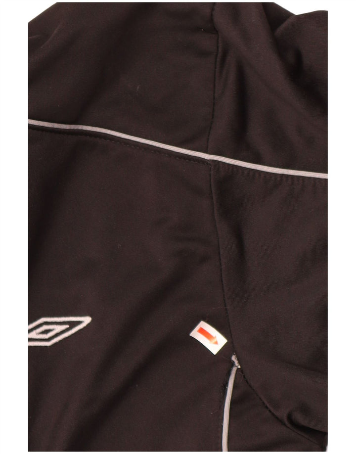 Gornja jakna od trenirke UMBRO za dječake 12-13 godina XL crni poliester