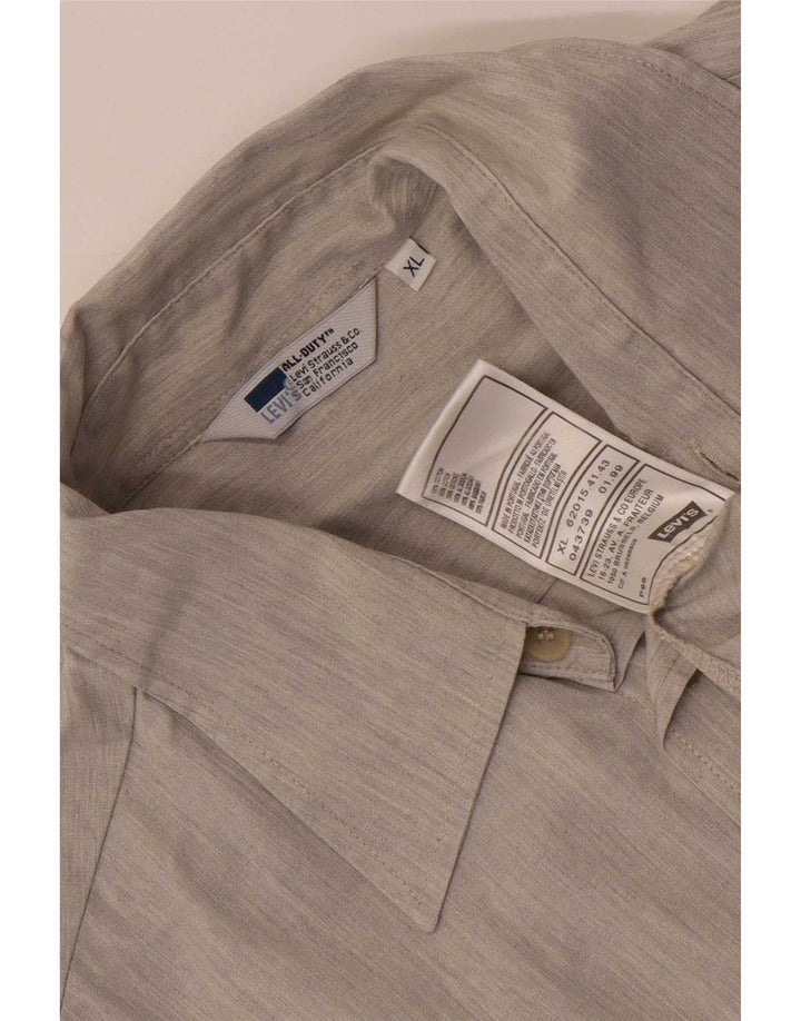 Levi's muška košulja kratkih rukava XL sivi pamuk