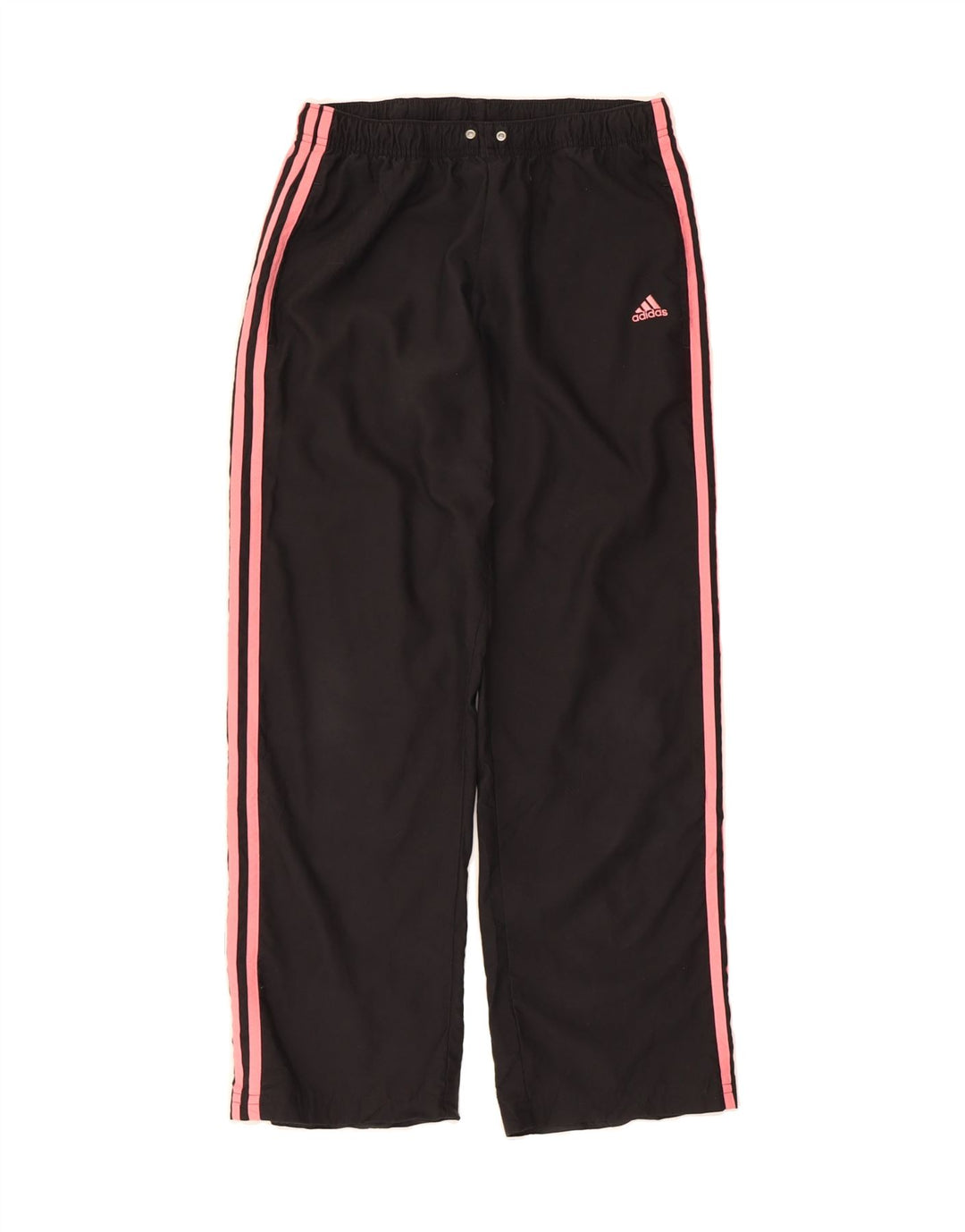 ADIDAS Womens Tracksuit Trousers UK 14 Medium Black Polyester Vintage Adidas and Second-Hand Adidas from Messina Hembry 