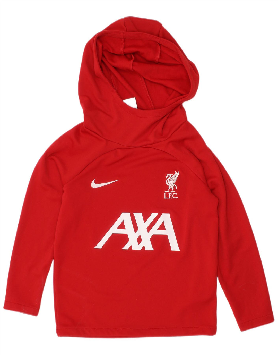 NIKE Boys Liverpool Graphic majica s kapuljačom 5-6 godina Srednje crvena poliester