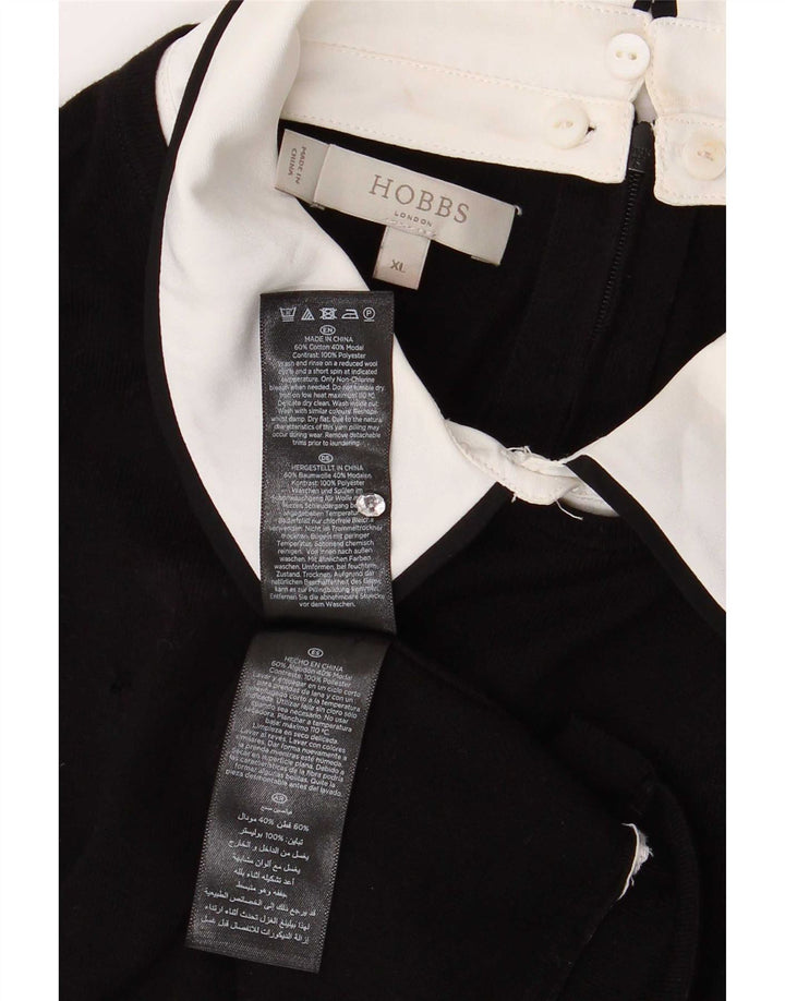 Hobbs gornji dio ženske bluze UK 18 XL crni pamuk
