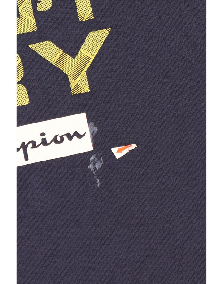 CHAMPION Dječački grafički prsluk za 11-12 godina, veliki tamnoplavi