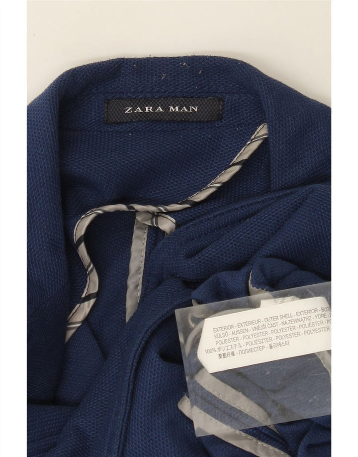 Zara muška jakna sa 2 gumba UK 34 XS tamnoplavi poliester